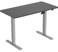 Equip Scrivania con Altezza Regolabile Moderna 120x60x68-118 cm Nero/Grigio