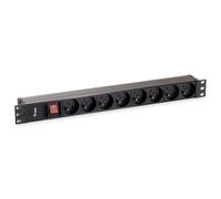 Equip Ciabatta elettrica 19" 1U 8 prese CEE7/5 1,8 m