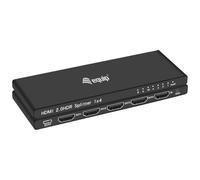 Equip Ultra Slim 4 Ports Hdmi Splitter Nero