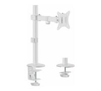 Equip Supporto da tavolo per 1 schermo 17"-32" Braccio inclinabile e girevole 360 Max 100x100 mm Bianco