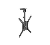 equip Supporto TV a parete 55" Nero con Inclinazione e Rotazione