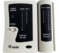 Equip Tester per cavo di rete RJ45, RJ12 e RJ11