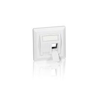 Equip Unterputzdose +Frontplatte 2 Keystone 45Ý NUOVO