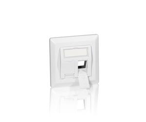 Equip Unterputzdose +Frontplatte 2 Keystone 45Ý NUOVO
