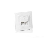 Equip Unterputzdose +Frontplatte 2xRJ45 Cat5e 45? ACC NUOVO