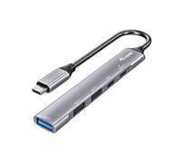Equip 128962 hub di interfaccia USB 32 Gen 1 31 Gen 1 Type-C 5000 Mbit/s Argento