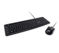 Equip Wired Combo Keyboard + Mouse, Black, IT