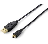 Equipaggia 128225 cavo USB 3 m USB 2.0 USB A Mini-USB B Nero