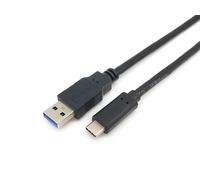 Equipaggia 128344 cavo USB 2 m USB 3.2 Gen 1 (3.1 Gen 1) USB A USB C Nero NEW