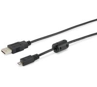 Equipaggia 128596 cavo USB 1 m USB 2.0 USB A Micro-USB B Nero NEW