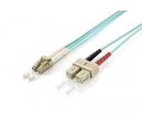 Equipaggia 255318 cavo a fibra ottica 20 m LC SC OM3 Turchese NEW