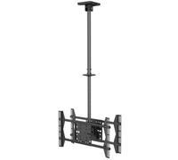Equipaggia 650370 Supporto da soffitto per TV doppia 32"/65" VESA 600x400 Max 80Kg