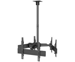 Equipaggia 650371 Supporto da soffitto triplo per TV 32"/65" VESA 600x400 Max 90Kg