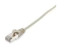 Equipaggia Cavo di Rete RJ45 S/FTP Platino Halogen Free Cat.6A Bianco 1m