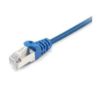 Equip - Cavo a doppino intrecciato RJ45, Cat6A, S/FTP (S-STP) PIMF 1,00 m Blu