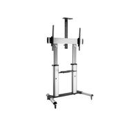 Equipaggia il supporto da pavimento 60-100/1TFT 100kg 2 ripiani black lite Retail NEW