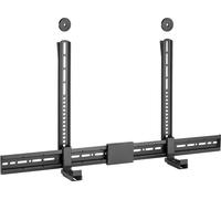 Equipaggia il supporto per soundbar universale - staffa della barra audio - parete - 800 x 400 mm - 15 kg - 86 - 155 mm - nero NEW