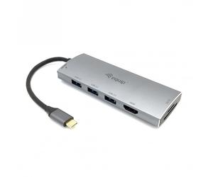 Equipaggia l'hub 7in1 da USB-C a USB 3.0/ HDMI/ USB-C PD/ SD