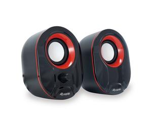 Equipaggia Life Speakers 2.0 USB 6W Nero/Rosso
