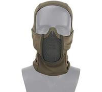 Equipaggiamento tattico Passamontagna traspirante Maschera a rete Stile ninja Maschera softair integrale Maschera antivento Ciclismo Cappuccio Scaldacollo Balaclava