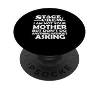 Equipaggio di addio al celibato Non sono tua madre Tech Crew PopSockets PopGrip Adesivo