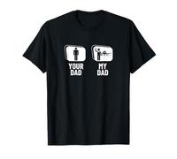 Equipaggio di Cabina Your Dad My Dad Daughter Funny Flight Assistant Maglietta