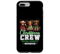 equipaggio di Natale Fare Ricordi Insieme Carino Highland mucche Custodia per iPhone 7 Plus/8 Plus