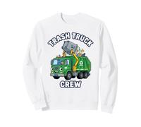 Equipaggio Garbage Driver Sanitation Worker Umorismo Ragazzo Bambino Felpa