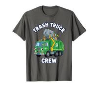 Equipaggio Garbage Driver Sanitation Worker Umorismo Ragazzo Bambino Maglietta