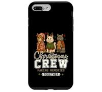 Equipaggio natalizio che crea ricordi insieme simpatici gatti e gattini Custodia per iPhone 7 Plus/8 Plus
