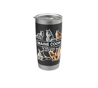 Equipaggio per gatti Maine Coon Bicchiere termico in acciaio inox doppia parete
