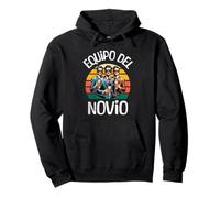 Equipe del Novio: Festa de Despedida de Soltero Felpa con Cappuccio