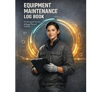 Equipment Maintenance Log Book: Professional Service Repair Record Tracker 114 Detailed Log Pages for Small Business, Facility Management Equipment Operators Track Parts, Costs Schedules