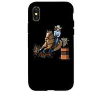 Equitazione Barrel Racing Western Country Rodeo Custodia per iPhone X/XS