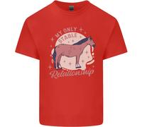 Equitazione Cavallo La Mia Unica Relazione Stabile Maglietta Bambini