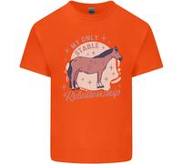 Equitazione Cavallo La Mia Unica Relazione Stabile Maglietta Bambini