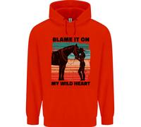 Equitazione Cavallo Riding My Wild Heart Uomo Felpa