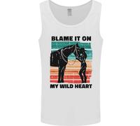 Equitazione Cavallo Riding My Wild Heart Uomo Vest Top