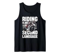 Equitazione è il mio secondo stile di vita per motociclisti Canotta