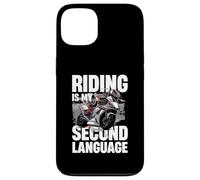 Equitazione è il mio secondo stile di vita per motociclisti Custodia per iPhone 13