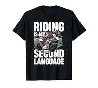 Equitazione è il mio secondo stile di vita per motociclisti Maglietta