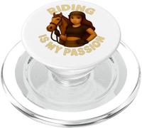 equitazione è la mia vita io amore cavalli ragazza equitazione PopSockets PopGrip per MagSafe