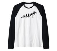 Equitazione Equestre, Cavallerizza Salto ad Ostacoli Cavallo Maglia con Maniche Raglan