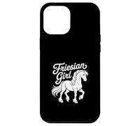 Equitazione Frisone Ragazza cavallo orgoglio di razza Cavallo Custodia per iPhone 12 Pro Max