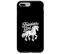 Equitazione Frisone Ragazza cavallo orgoglio di razza Cavallo Custodia per iPhone 7 Plus/8 Plus