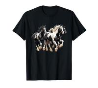 Equitazione Gypsy Vanner Rider Gypsy Vanner Proprietario Equestre Maglietta