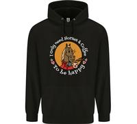 Equitazione I Ho Solo Bisogno Di Cavalli E Caffè Felpa Uomo