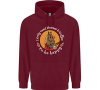 Equitazione I Ho Solo Bisogno Di Cavalli E Caffè Felpa Uomo