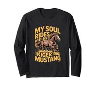 Equitazione My Soul cavalca con Il Mio Kiger Mustang Maglia a Manica
