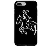 Equitazione Ragazza che disegna Cavallo Cavaliere Custodia per iPhone 7 Plus/8 Plus
